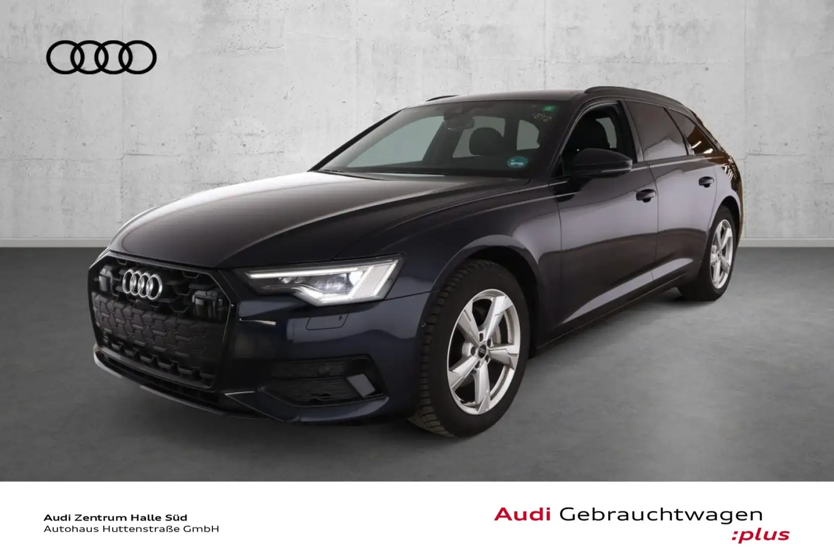 Audi A6 Avant 35 TDI advanced MATRIX LEDER PANO AHK Blau - 1