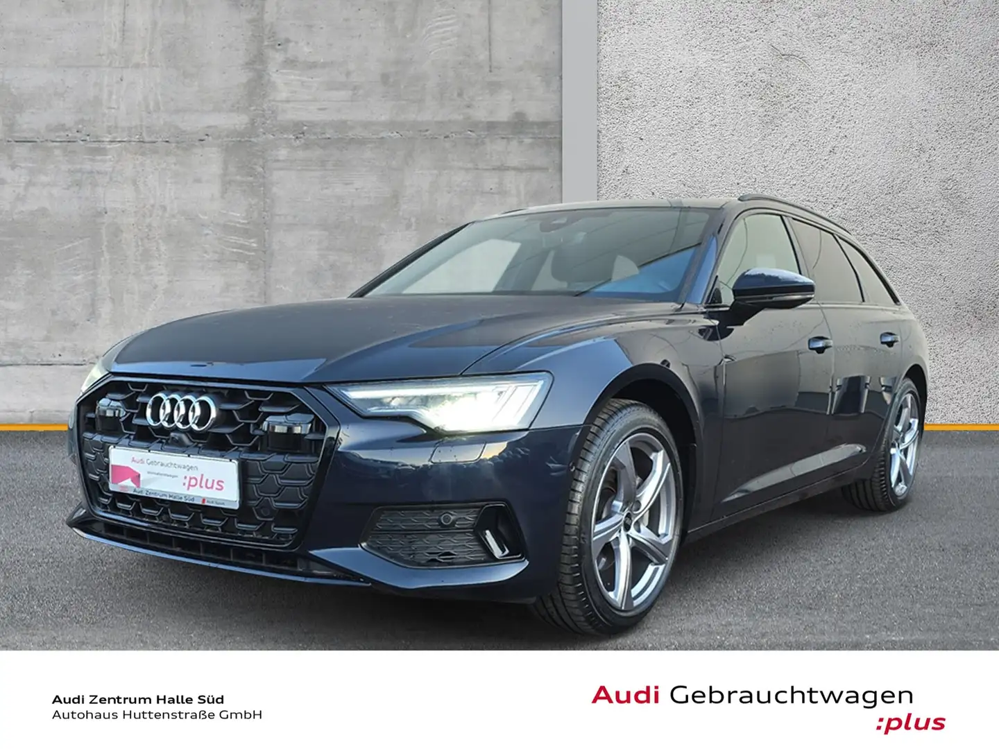 Audi A6 Avant 35 TDI advanced MATRIX LEDER PANO AHK Blauw - 1