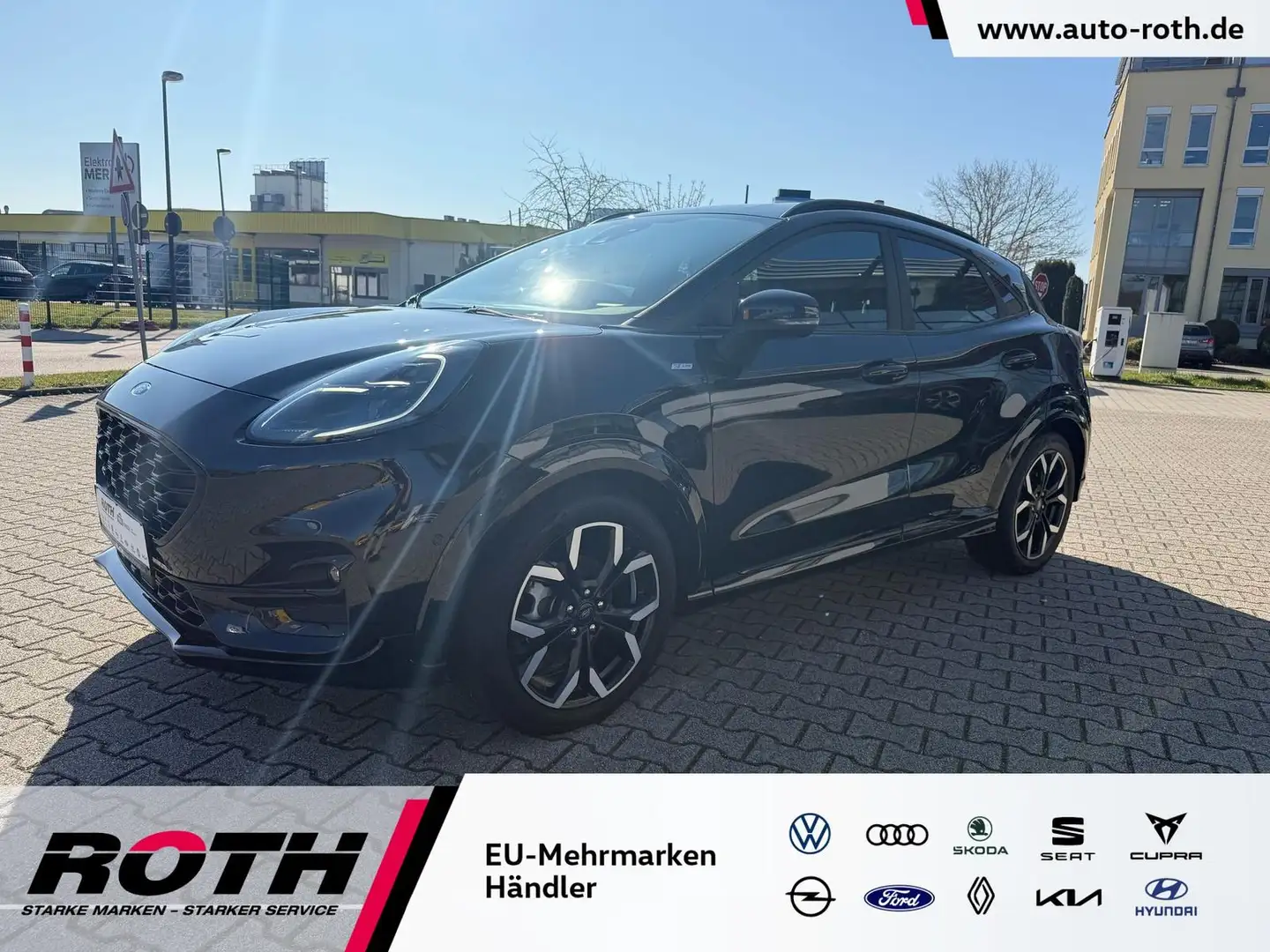 Ford Puma 1.0 EB Hybrid ST-Line X *Navi*AHK*LED*B&O* Schwarz - 1