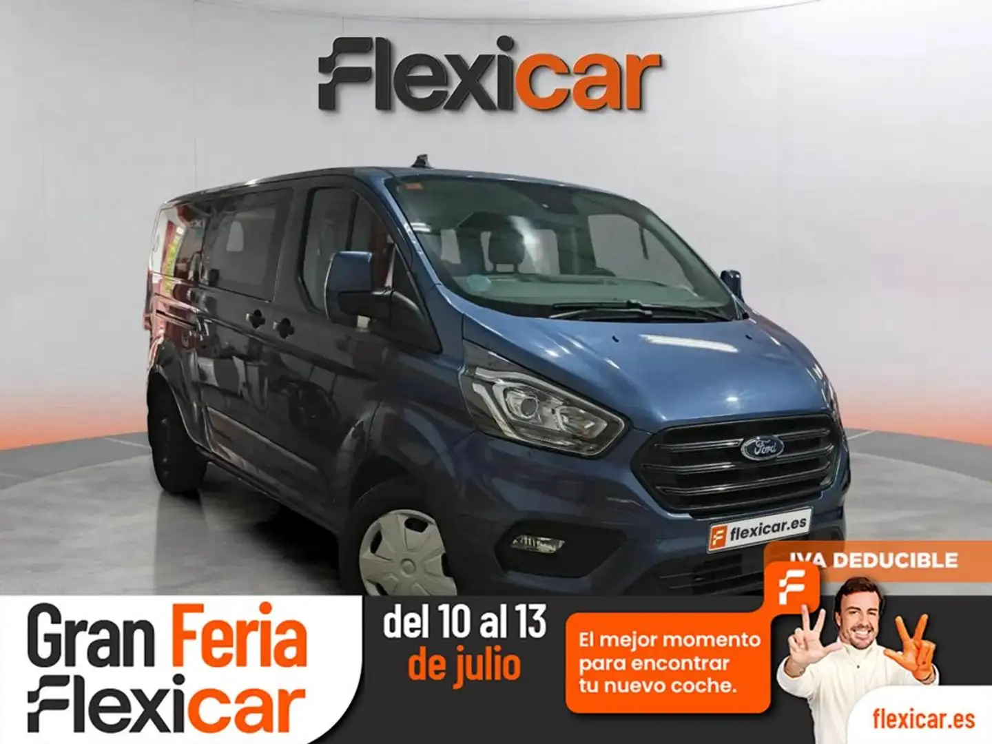 Ford Tourneo Custom 2.0 EcoBlue 100kW (136CV) L2 Titanium AT Azul - 1
