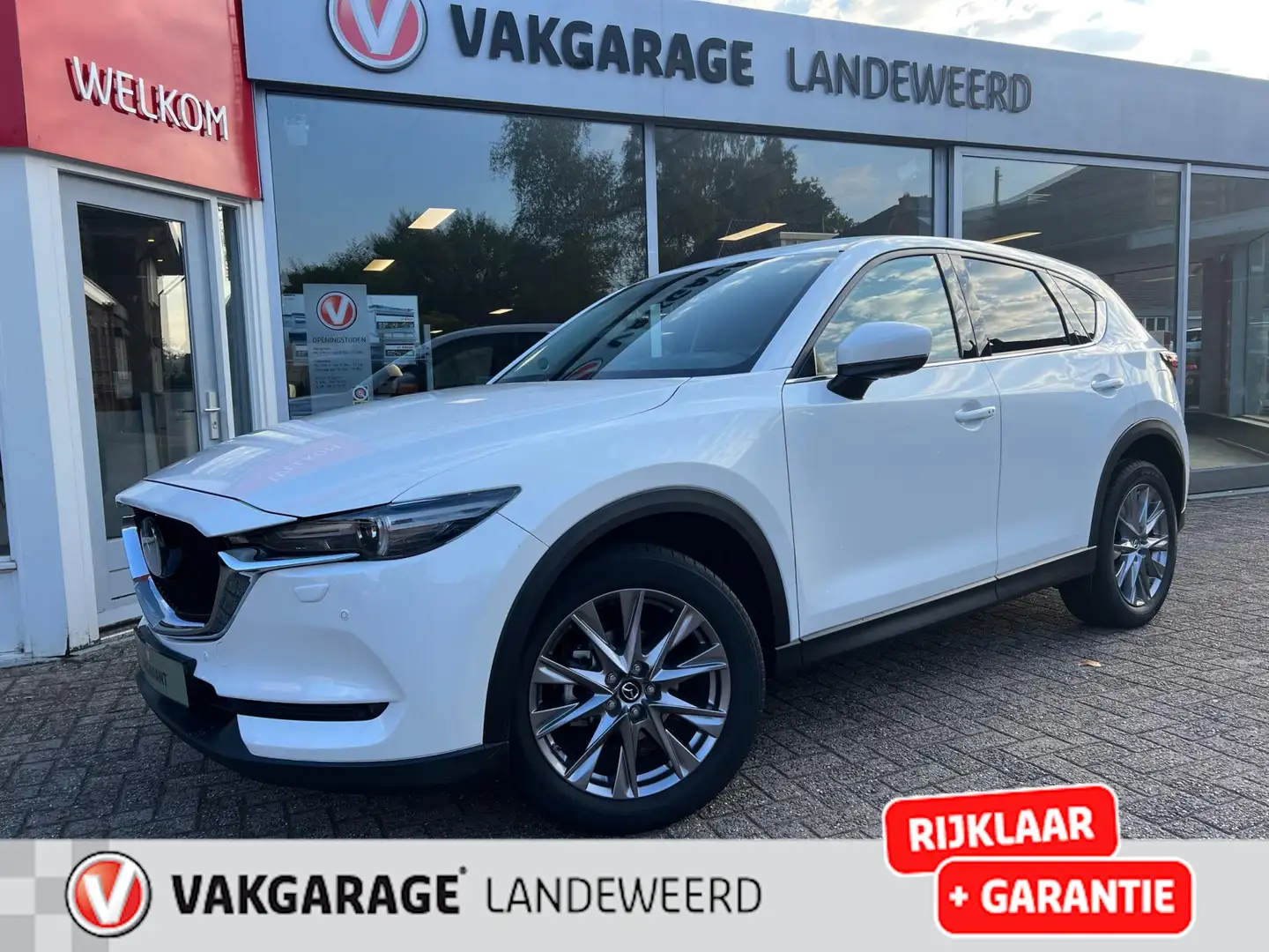 Mazda CX-5 2.0 SkyActiv-G 165 Business Luxury, NAVI, LEDER, P Wit - 1
