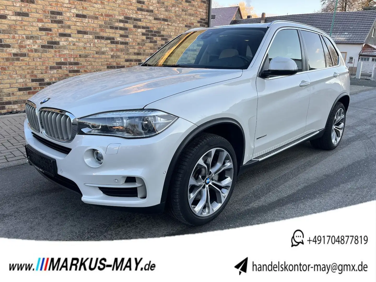 BMW X5 xDrive50i NightVi 7Stz HUD DAPlus B&O Leder Weiß - 1