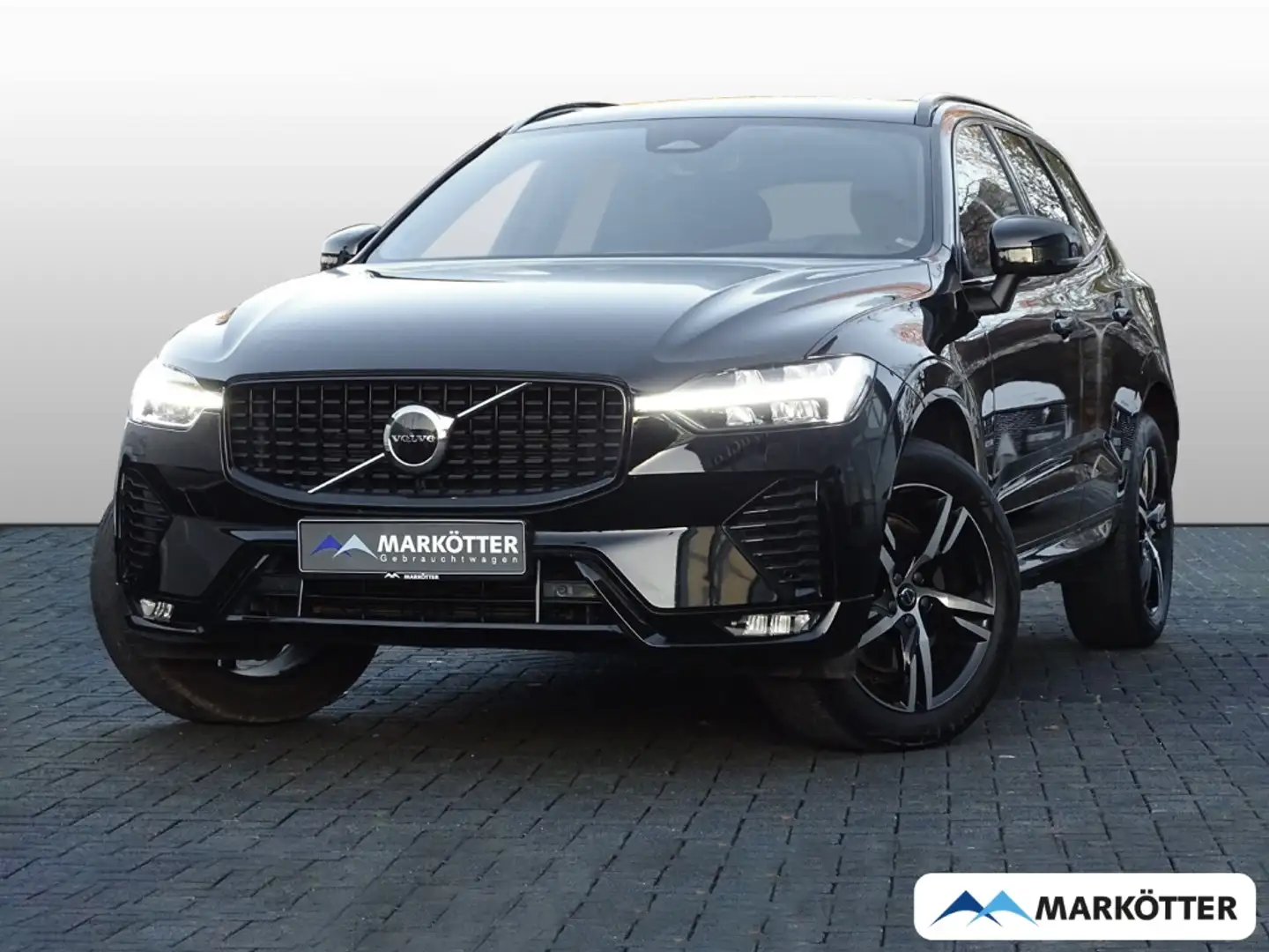 Volvo XC60 B5 R Design AWD ACC/AHK/RFK/STHZ/LEDER Schwarz - 1