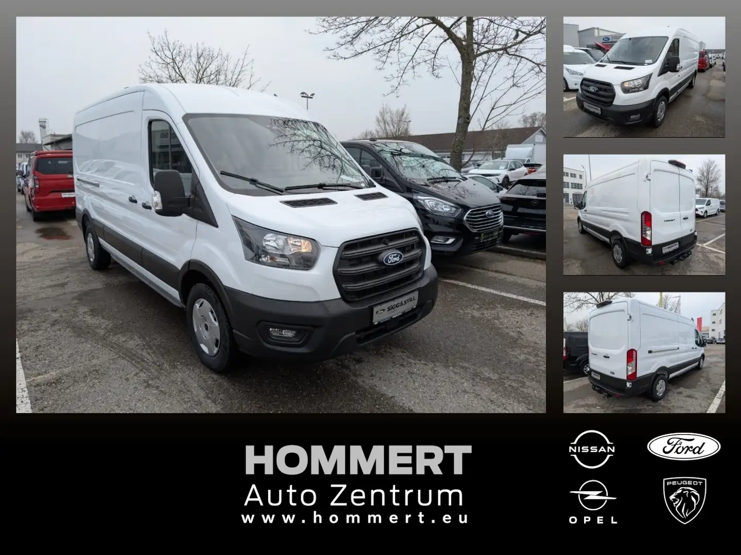 Ford Transit Kasten Trend 350 L3 AHK*SHZ*PDC*CAM* Blanc - 1
