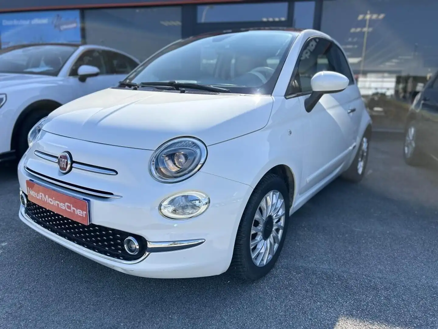 Fiat 500 1.2i - 69 BERLINE Lounge PHASE 2 Blanc - 2