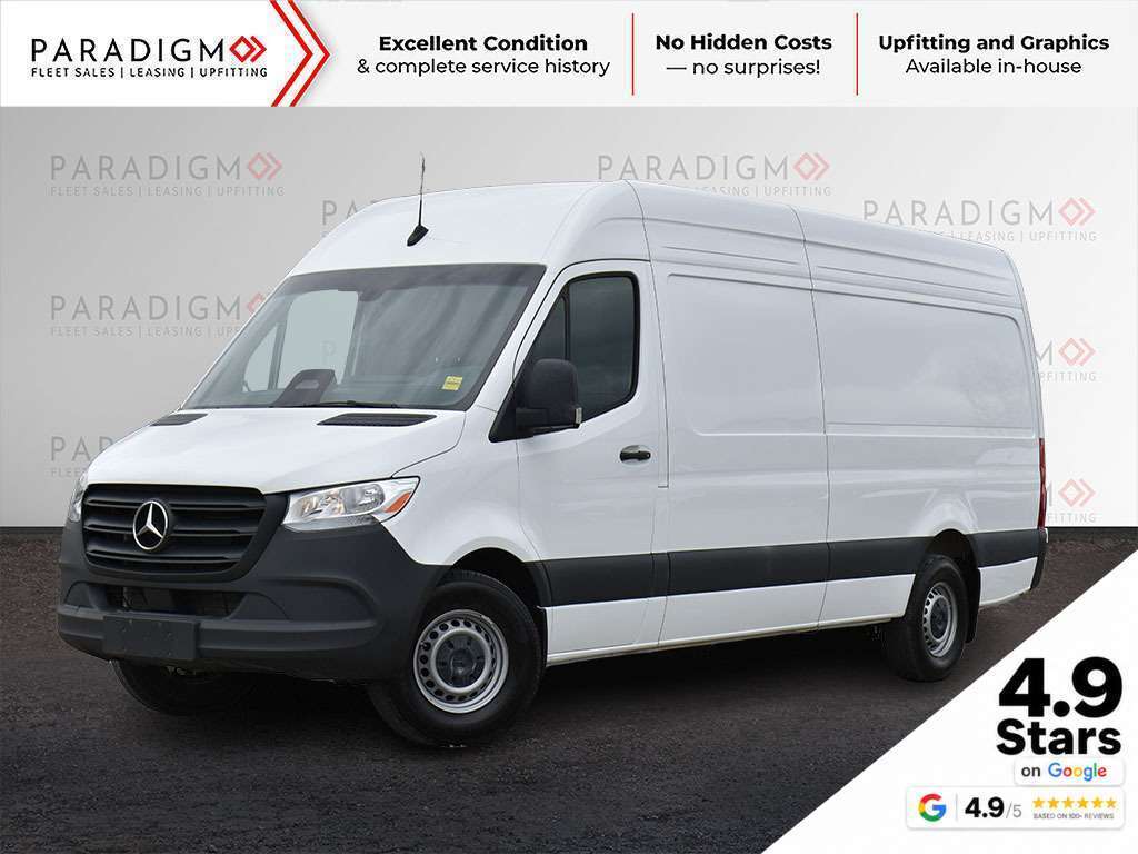 White 2025 Mercedes-Benz Sprinter Cargo Van Rear-Wheel Drive 9-Speed Automatic