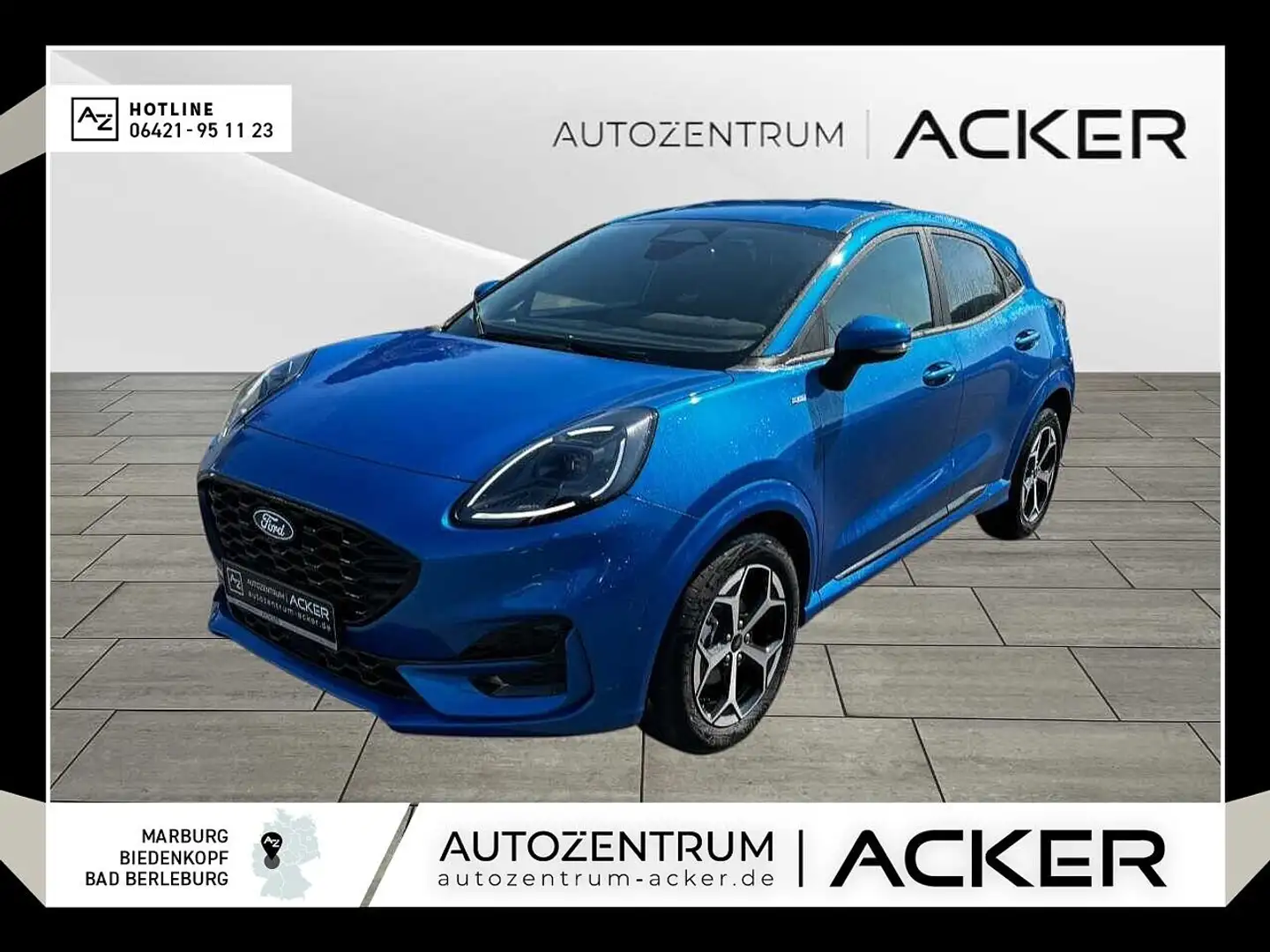 Ford Puma MHEV ST-Line MY24 Aut. WinterPak -30%* Blauw - 1
