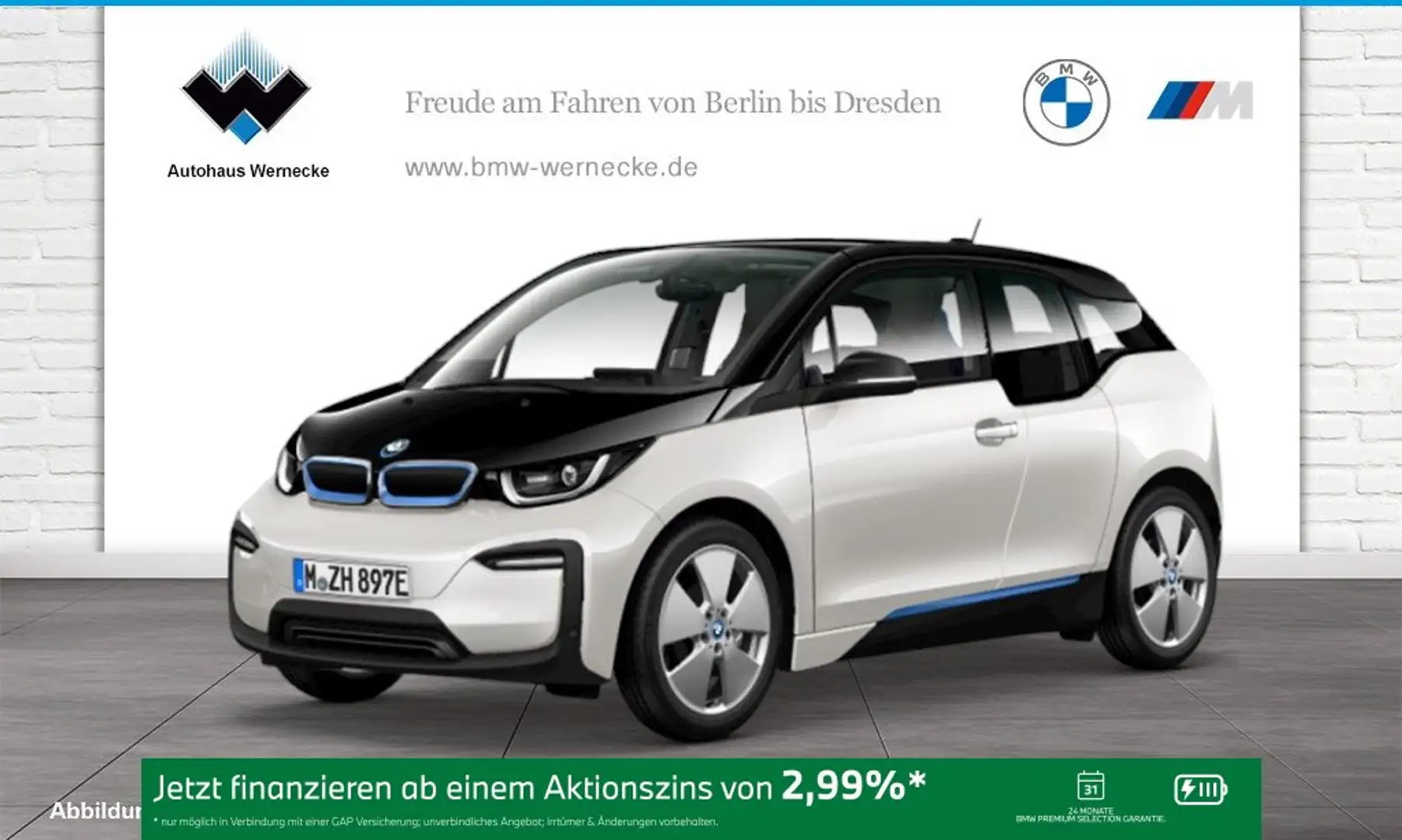 BMW i3 120Ah DAB WLAN RFK Navi Prof. Tempomat Shz Weiß - 1