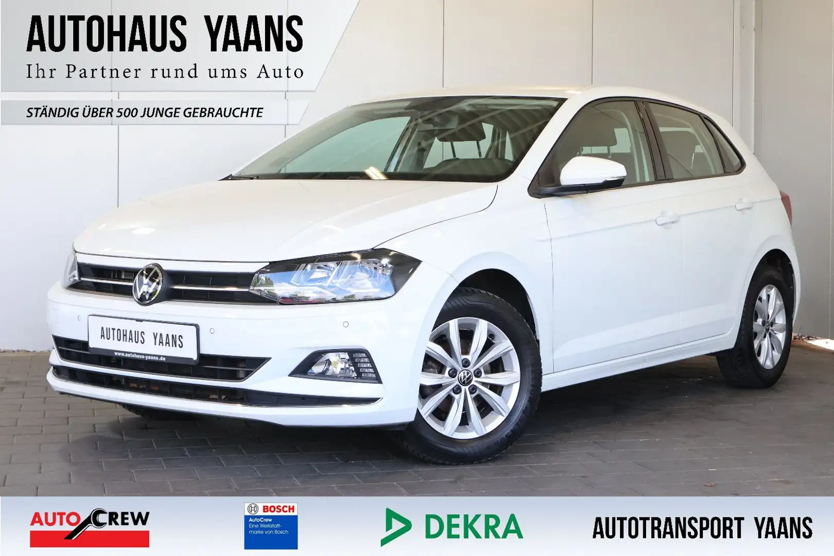 Volkswagen Polo VI 1.0 TSI DSG Highline FRONT+PDC+ALU Weiß - 1