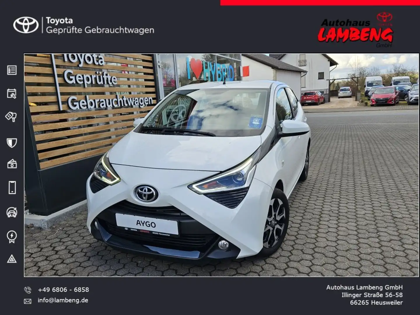 Toyota Aygo X x-play Team Deutschland Blanco - 1