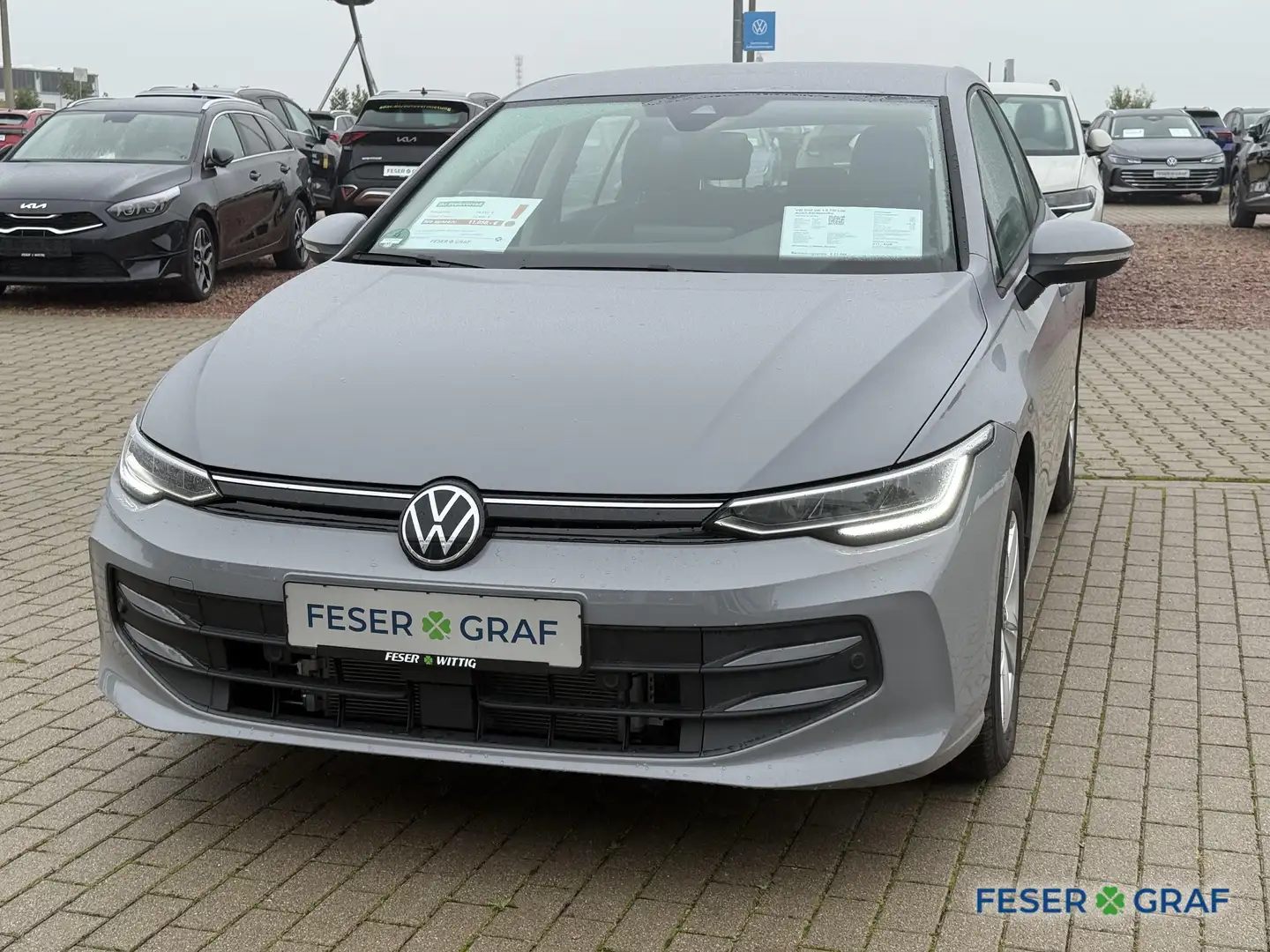 Volkswagen Golf VIII 1.5 TSI Life ACC/LED/Standhz Gris - 2