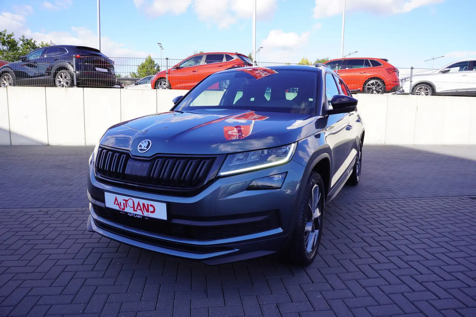 Skoda Kodiaq 2.0 TDI Sportline 4x4 LED Navi Memory ACC Gris - 2