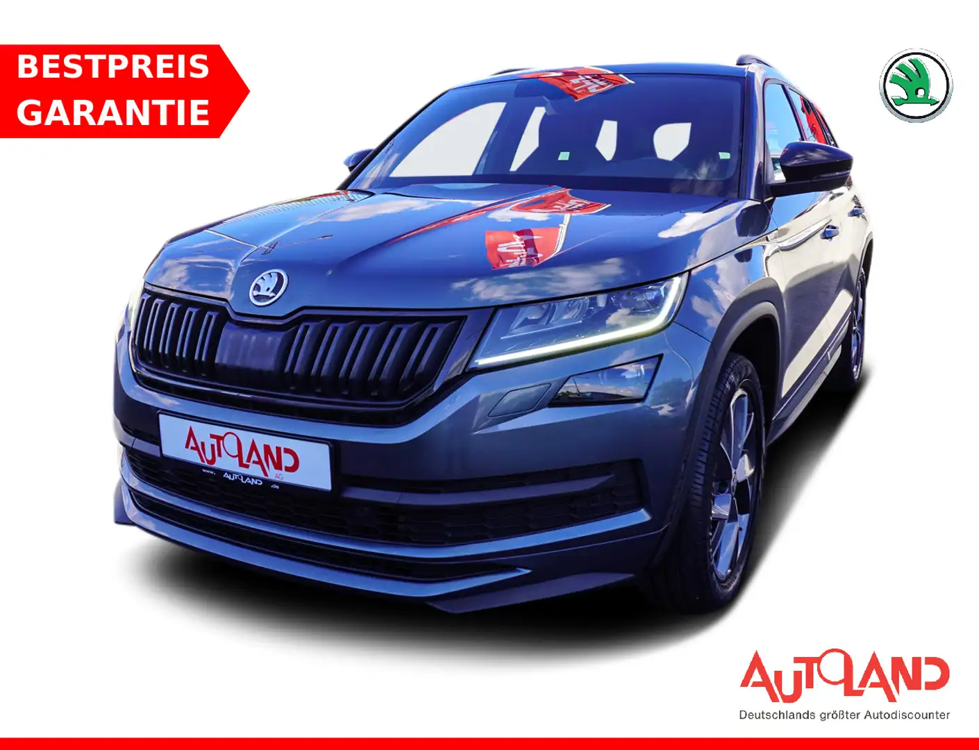 Skoda Kodiaq 2.0 TDI Sportline 4x4 LED Navi Memory ACC Gris - 1