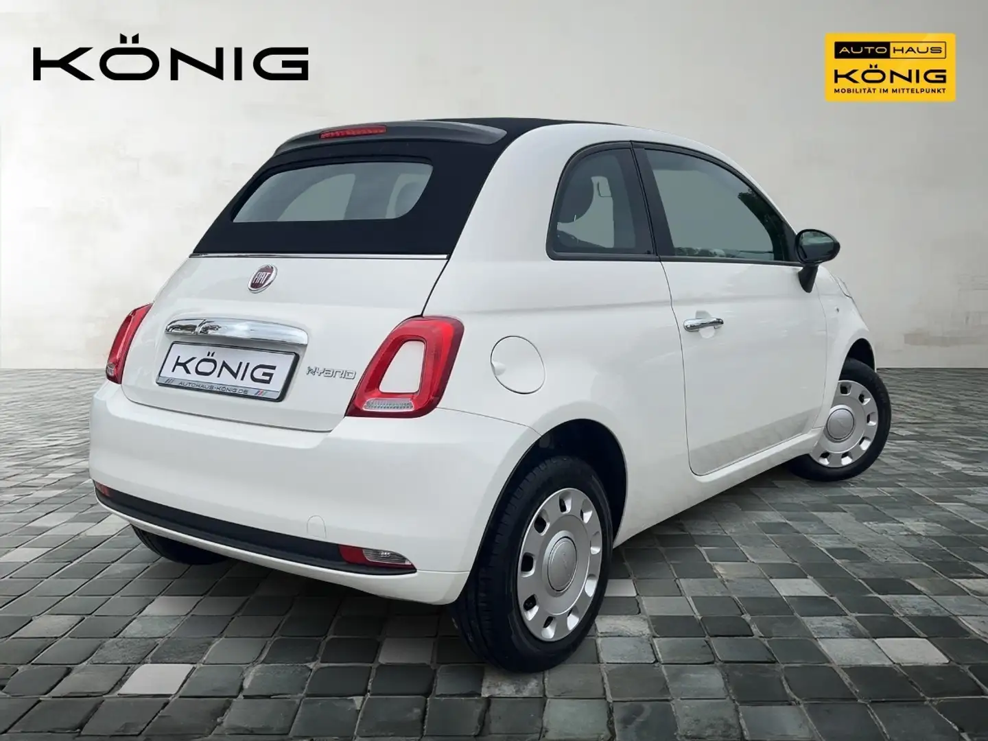 Fiat 500C Cabrio 1.0 GSE Cool & Sound Weiß - 2