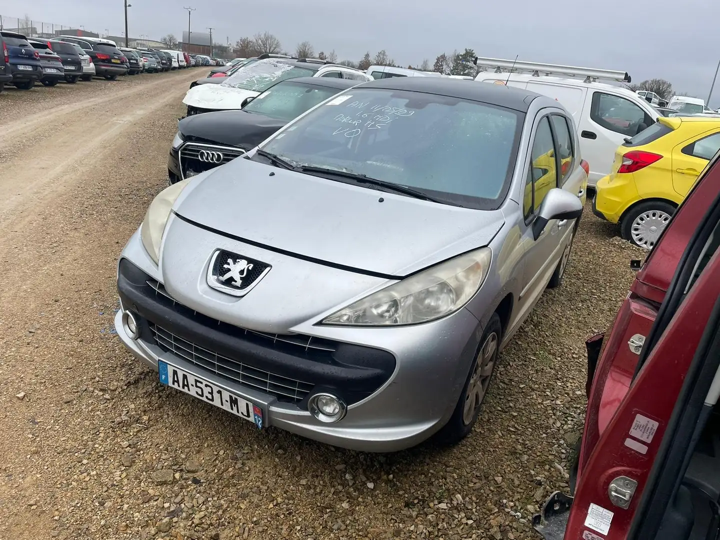 Peugeot 207 SW 1.6 HDi 90 / AA531 Gris - 2