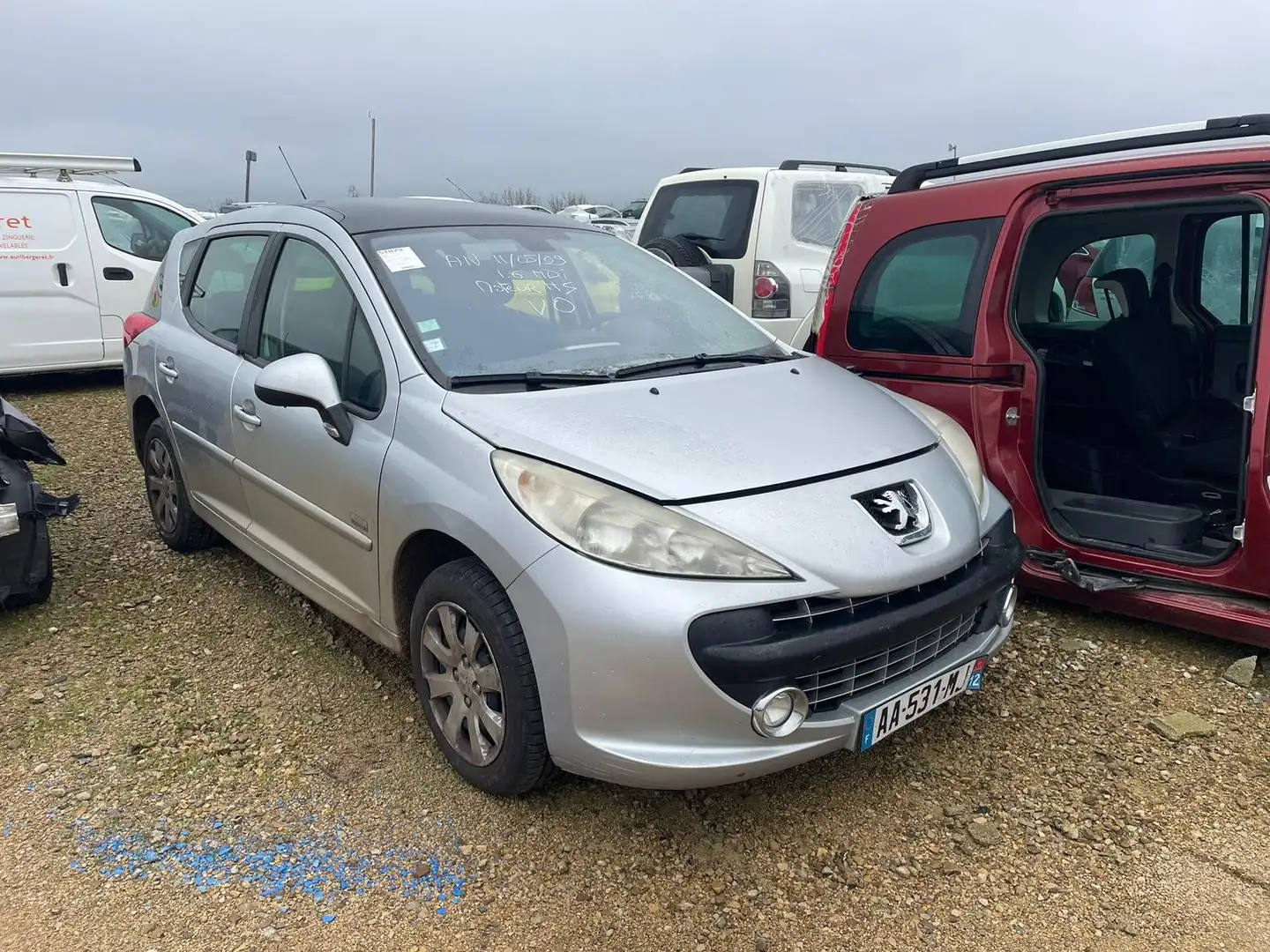 Peugeot 207 SW 1.6 HDi 90 / AA531 Gris - 1