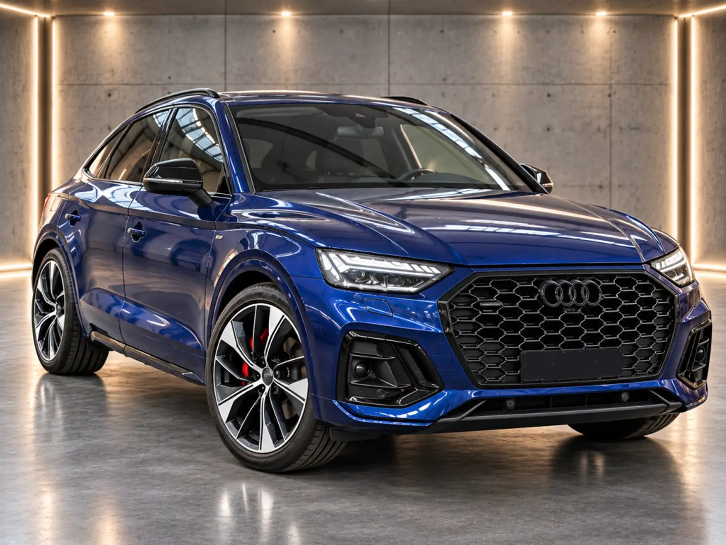 Audi Q5 Sportback 55 TFSIe S line quattro-ultra S tronic Azul - 2