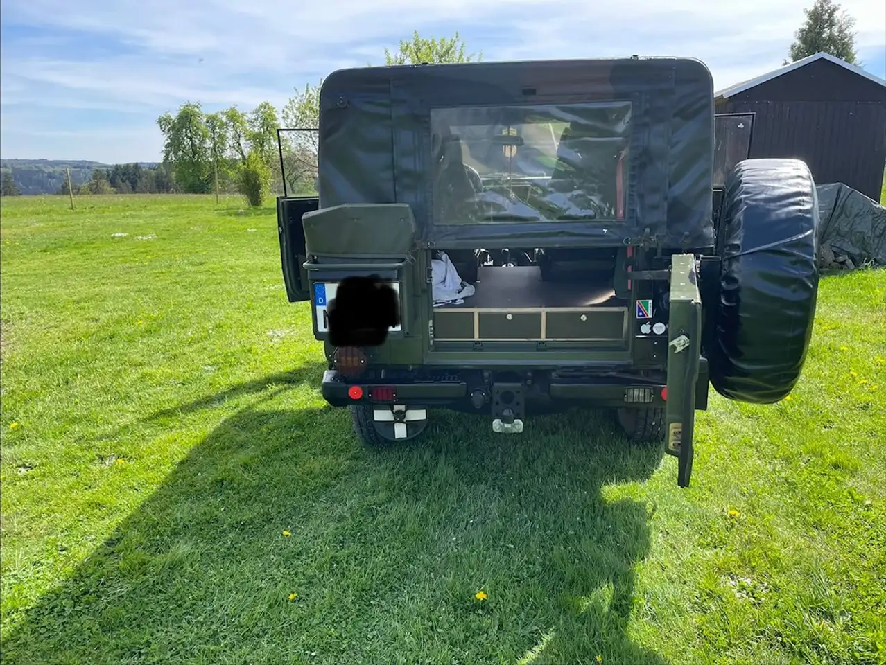 Mercedes-Benz G 250 461 GD 250 H Kennzeichen, foto 3