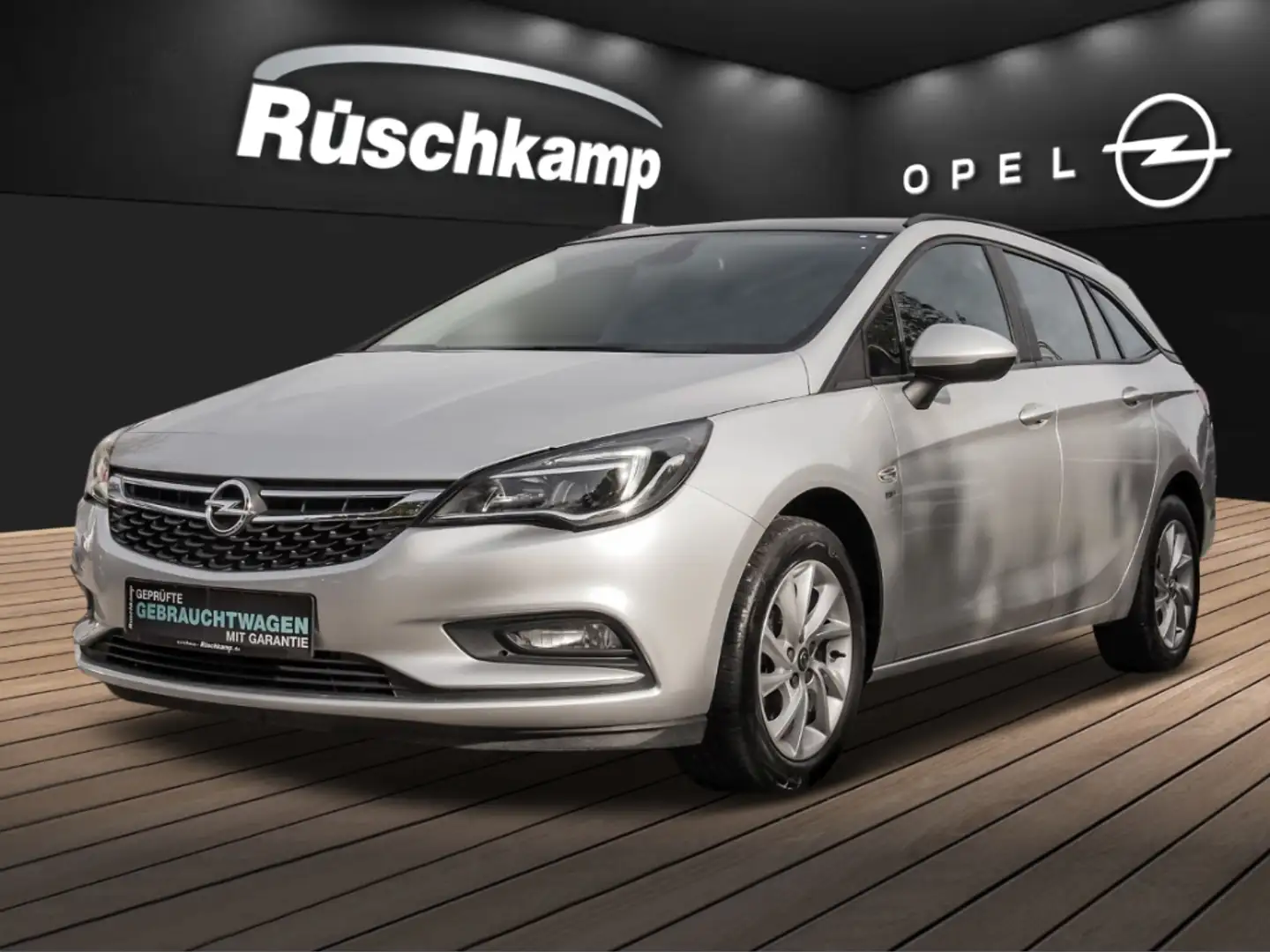 Opel Astra K Sports Tourer 120 Jahre 1.4 PDC SHZ Lenkr.Hz. Te Silber - 1