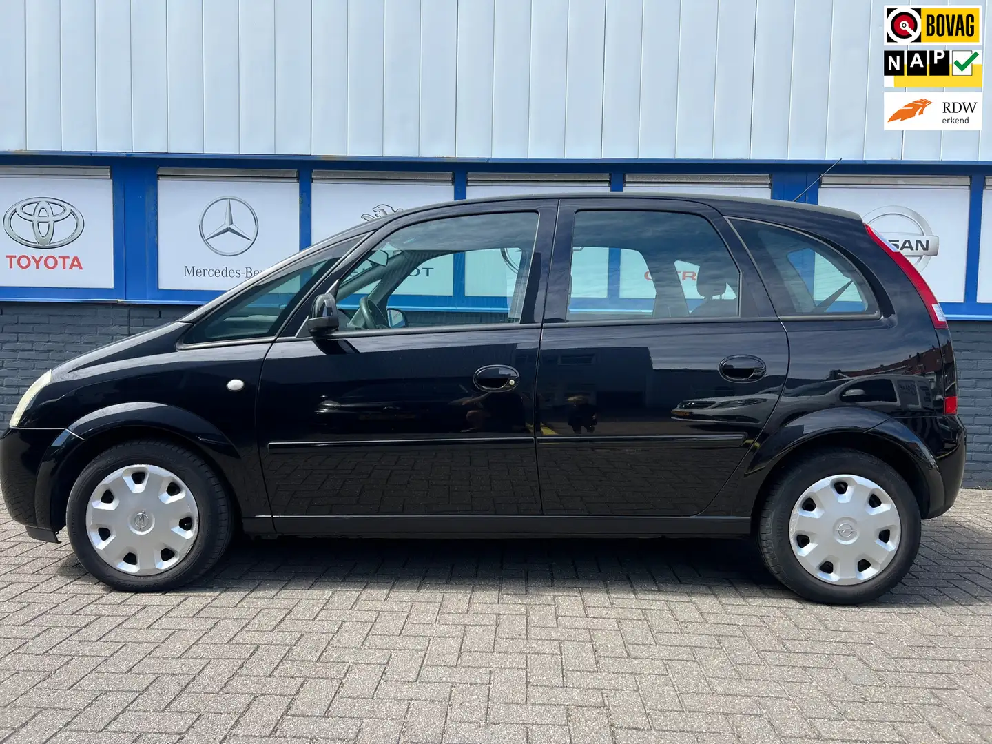 Opel Meriva 1.6-16V Enjoy 10-2005 153000km NWE.APK 1850EU Zwart - 1