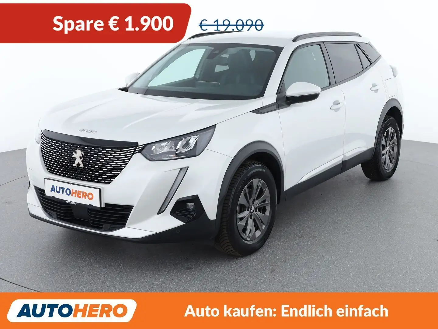 Peugeot 2008 1.5 Blue-HDi Allure *NAVI*TEMPO*CAM*SPUR* Weiß - 1