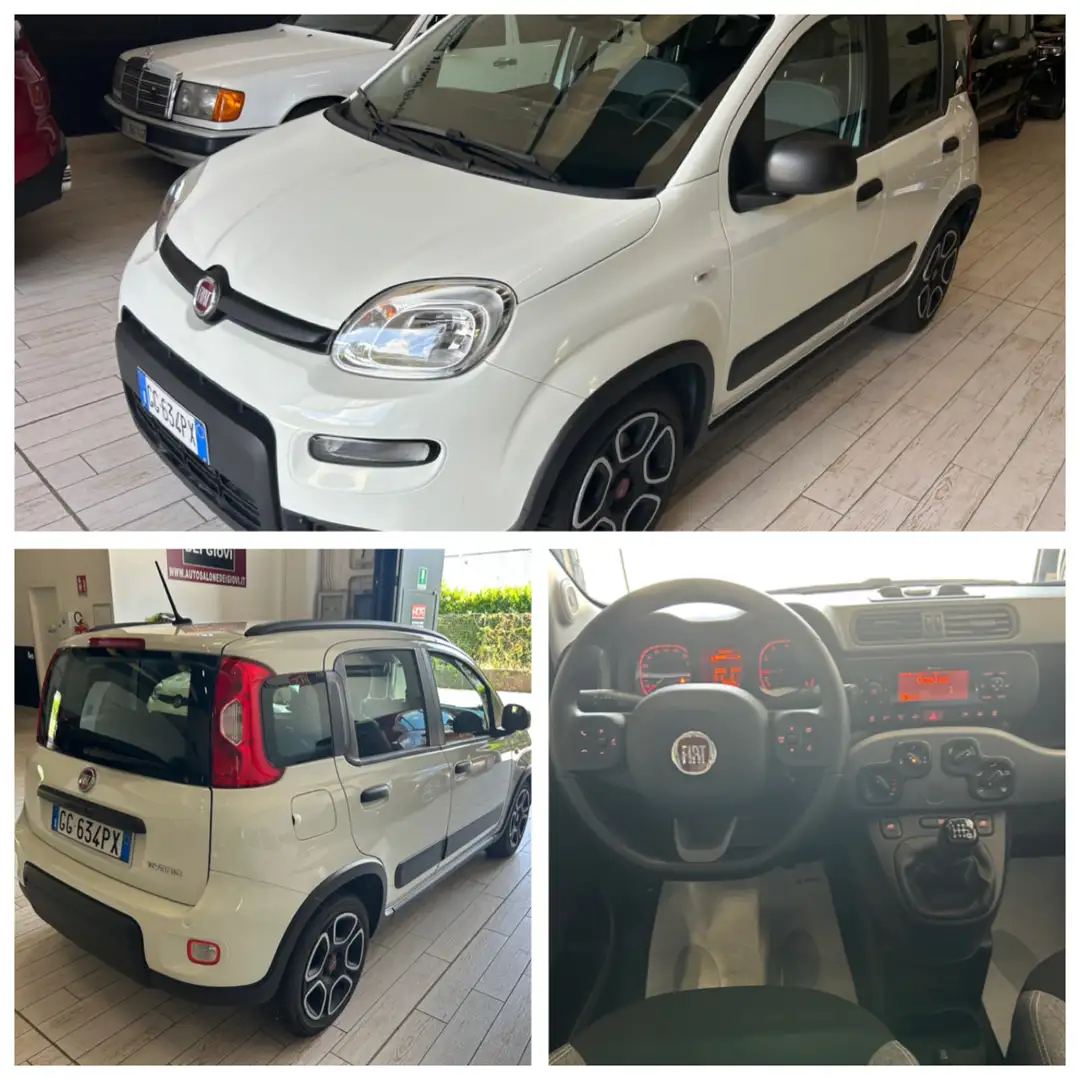Fiat Panda City Life 1.0  HYBRID 70CV KM. CERT. FULL OPTIONAL Bianco - 1