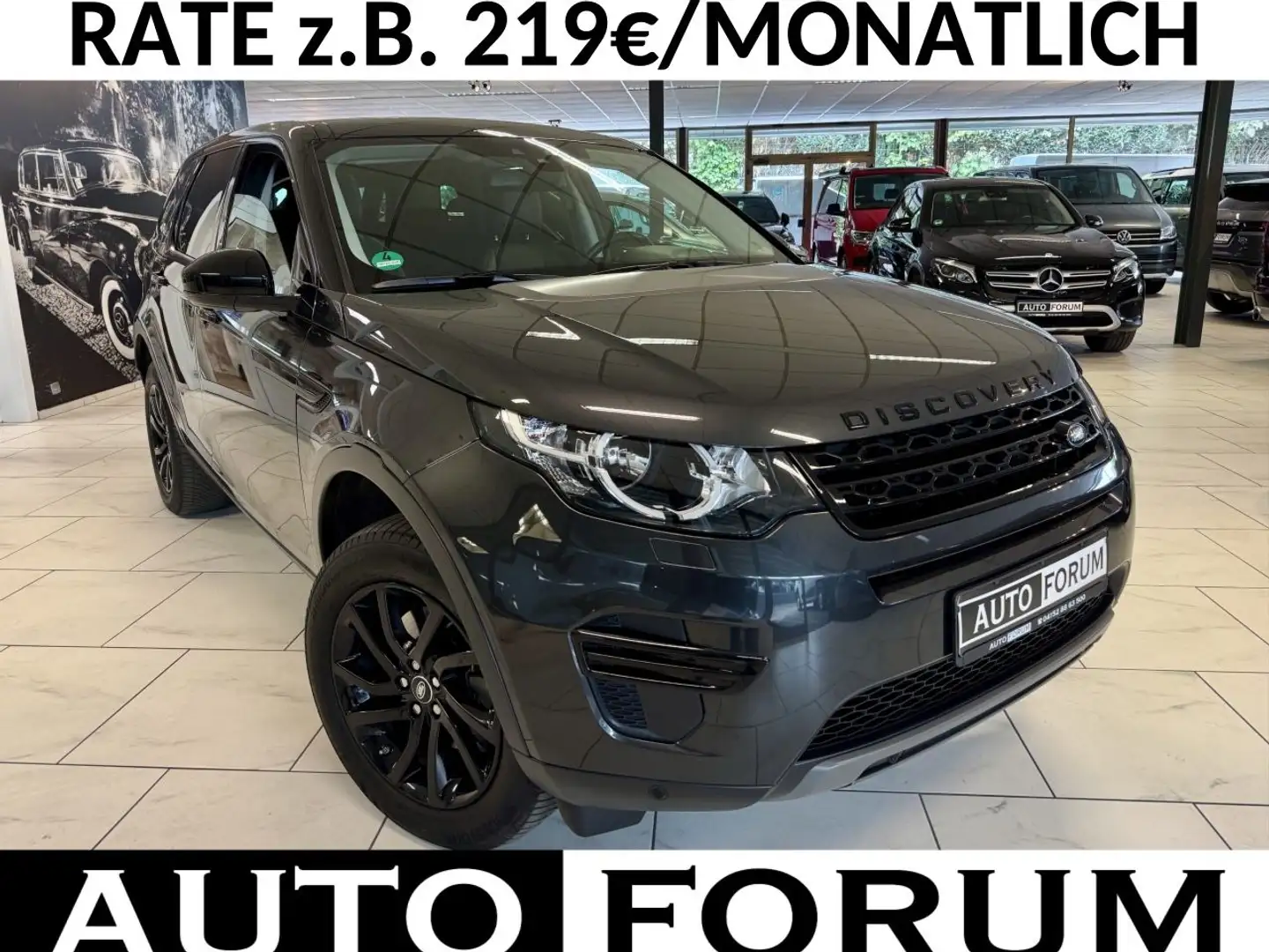 Land Rover Discovery Sport 2.0 Td4 LEDER PANORAMA AHK SHZ Grau - 1