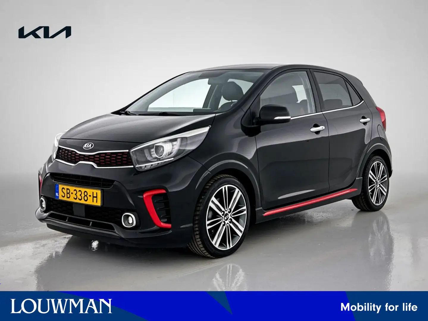 Kia Picanto 1.0 T-GDI GT-Line | 100PK | 1e Eigenaar | Leder | Noir - 1