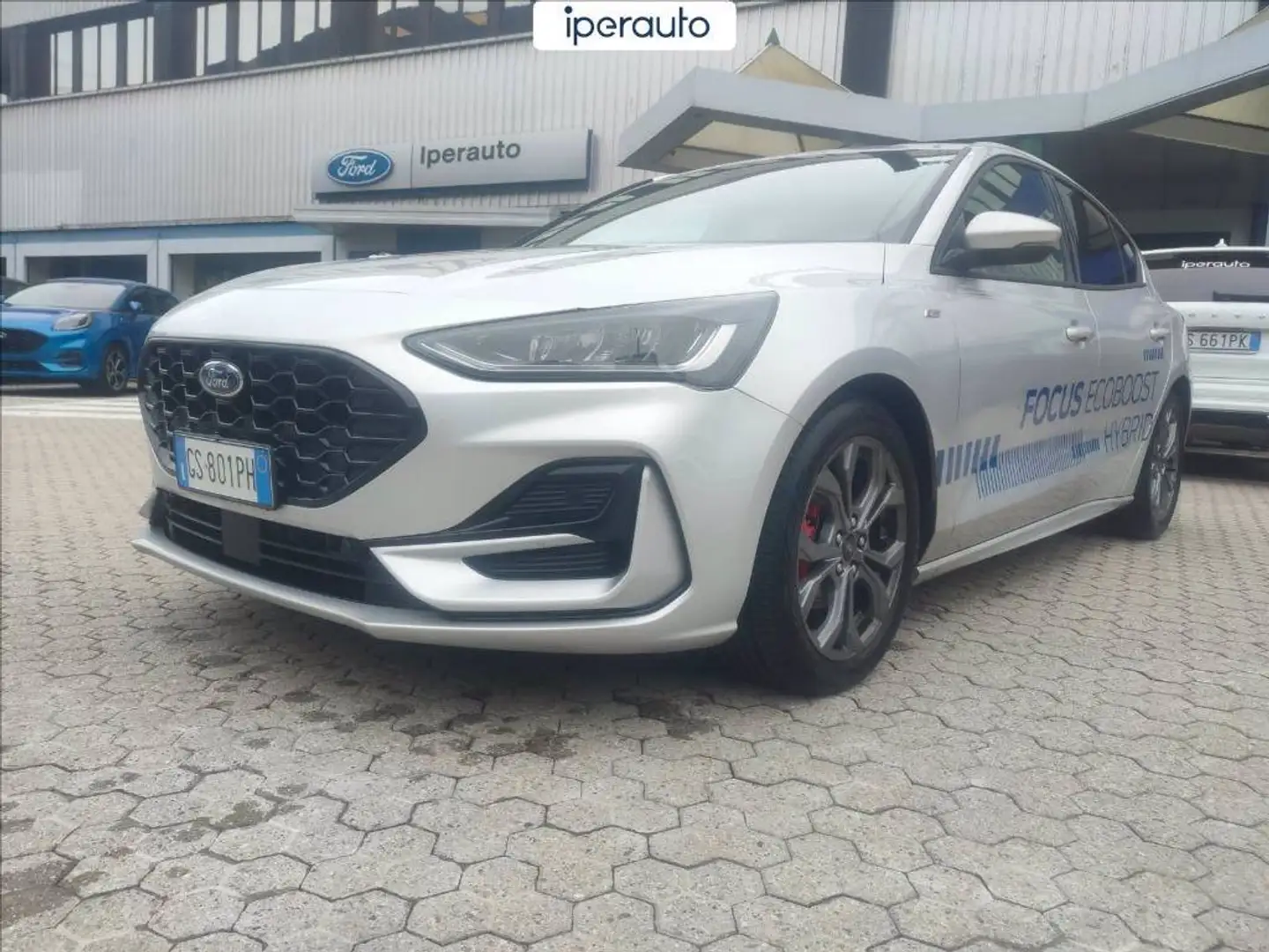 Ford Focus 1.0t ecoboost h st-line 125cv **AZIENDALE** Gris - 2