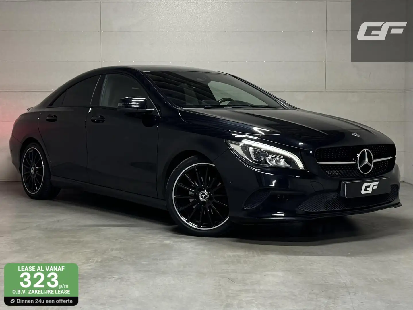 Mercedes-Benz CLA 200 Prestige Night Navi Cruise Leer NAP Zwart - 1