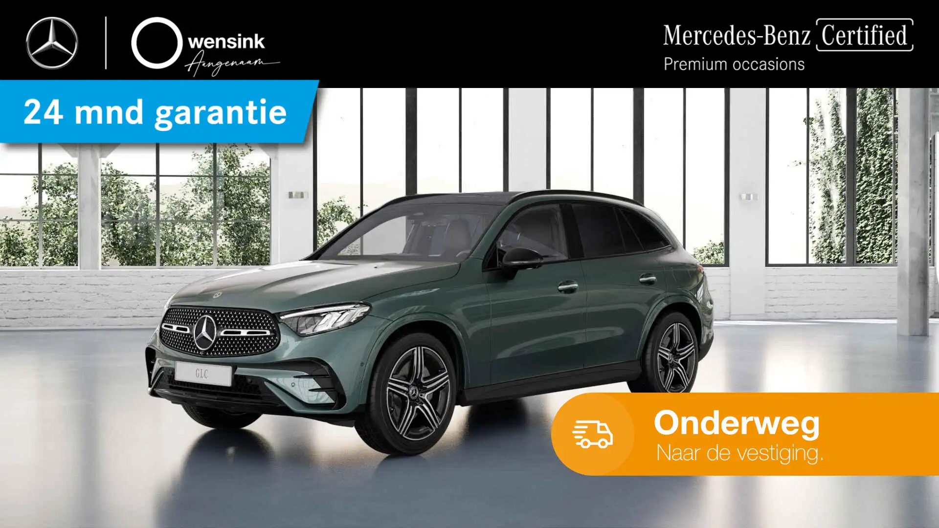 Mercedes-Benz GLC 300 300e 4MATIC AMG Line | Panoramadak | Trekhaak | Ke Grijs - 1