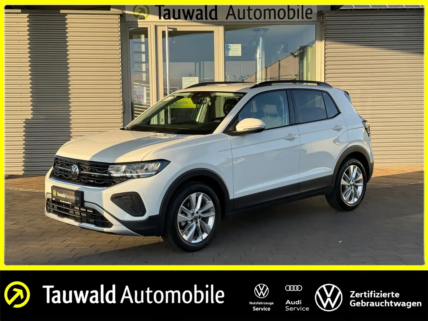 Volkswagen T-Cross 1.0 TSI Life RFK/IQ/ACC/SHZ Blanc - 1