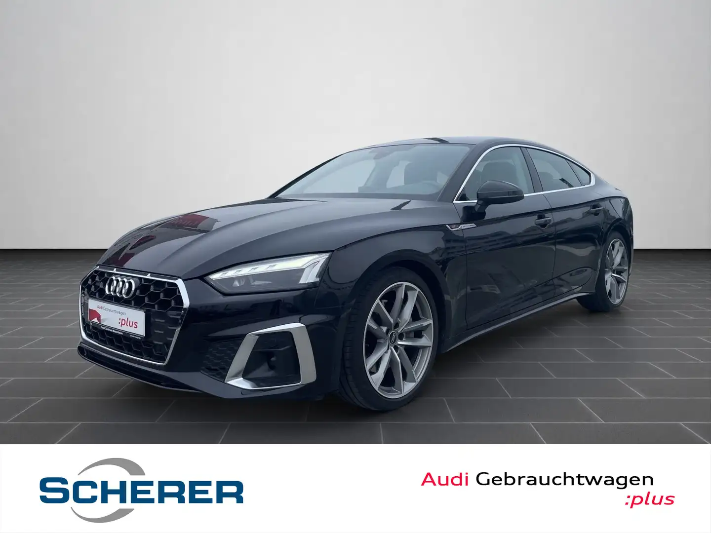 Audi A5 45 TFSI quattro S tron. S LINE NAVI Schwarz - 1