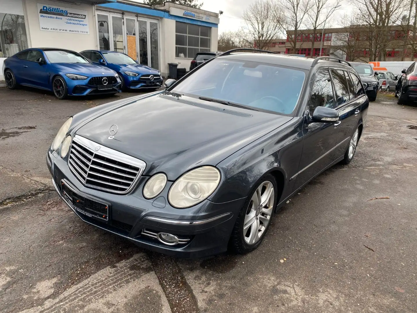 Mercedes-Benz E 200 T K *Ava/Leder/Comand/PTS/AHK/Bi-Xenon/TÜV Grau - 2
