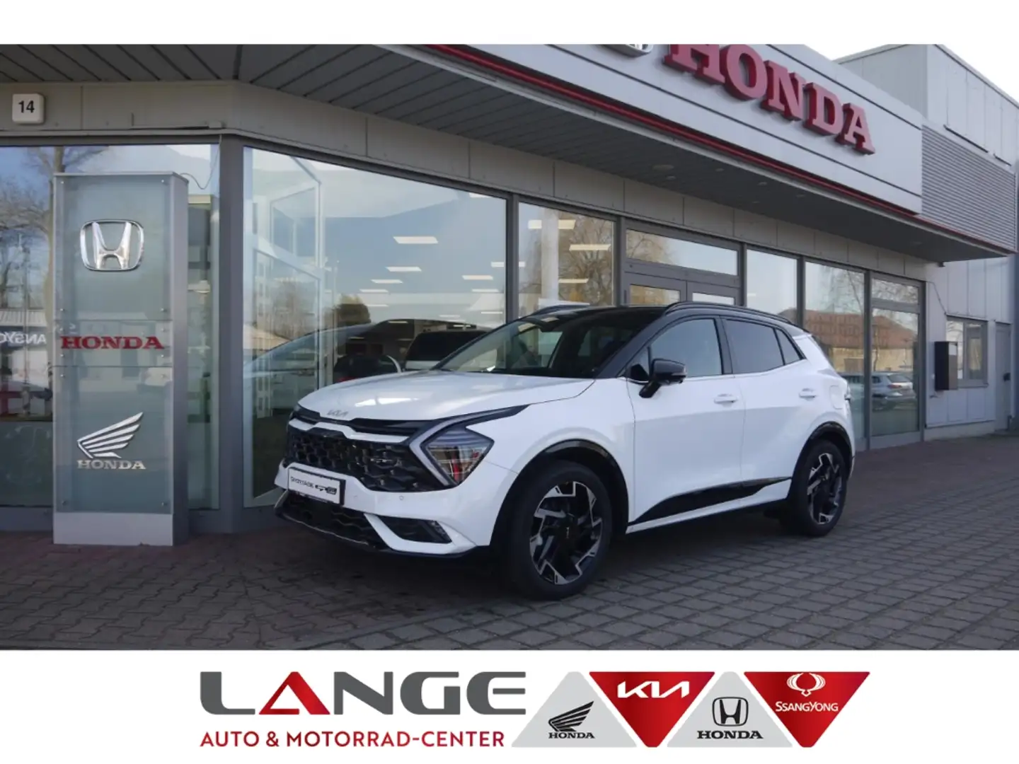 Kia Sportage 1.6 CRDi Mild Hybrid EU6e GT-Line 4WD Weiß - 1