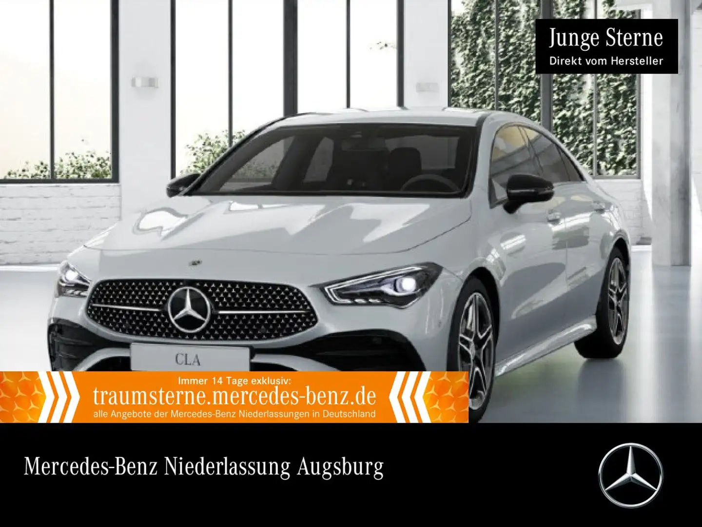 Mercedes-Benz CLA 200 AMG+NIGHT+LED+KAMERA+TOTW+KEYLESS+7G Weiß - 1