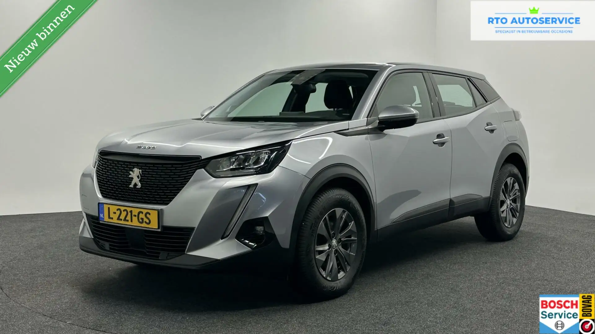 Peugeot 2008 1.2 PureTech Blue Lease Active CRUISE TREKHAAK Grigio - 1