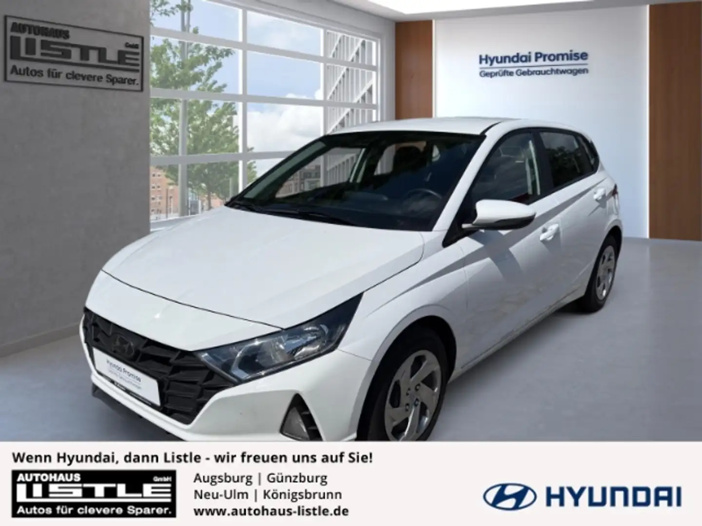 Hyundai i20 Essential 1.2 T-GDI +CARPLAY+TEMPOMAT+SHZ+RFK+KLIM Bianco - 1