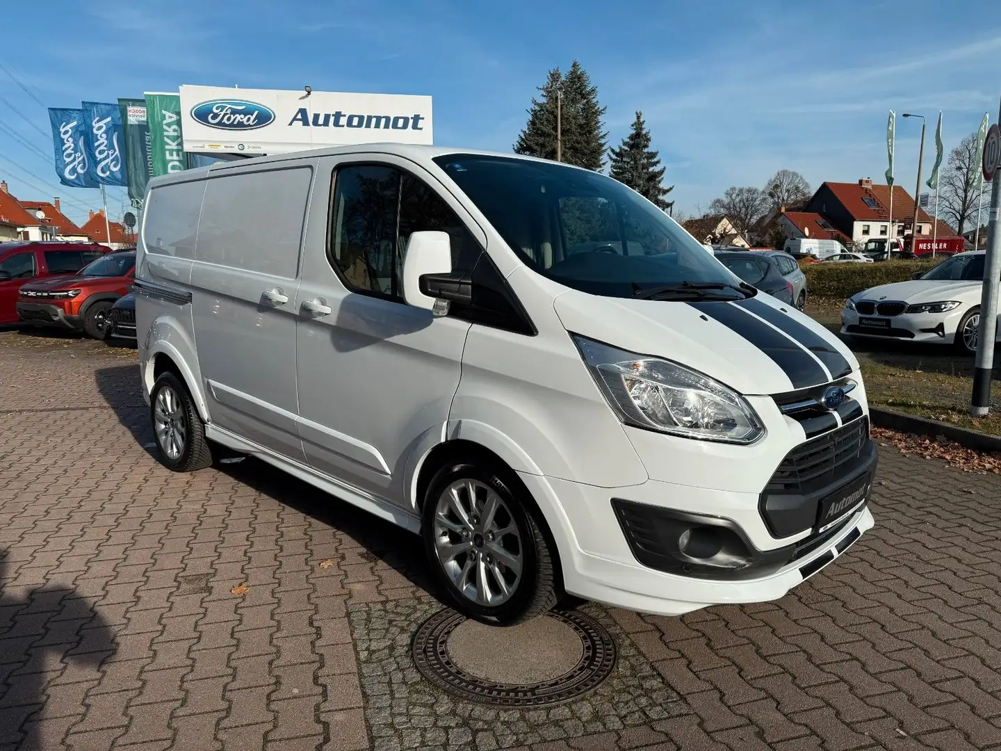 Ford Transit Custom Kasten Sport L1*Navi*Shtz.*Klima* Wit - 2
