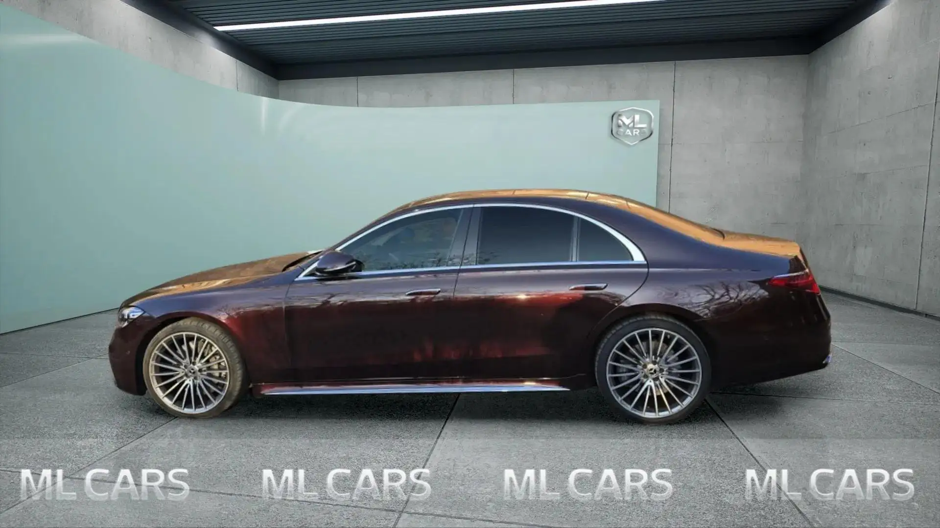 Mercedes-Benz S 350 d 4Matic 9G-Exklusiv-Paket designo Pano Rood - 1