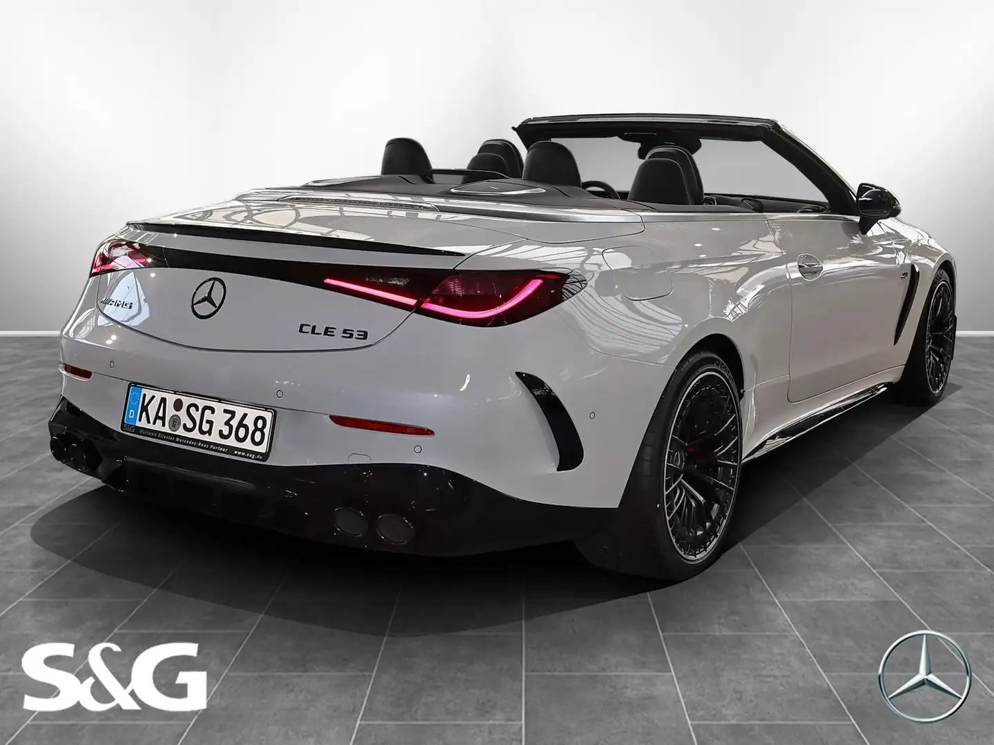 Mercedes-Benz CLE 53 AMG 4M+ Cabrio MBUX+360°+DIG-LED+Standhzg Weiß - 2