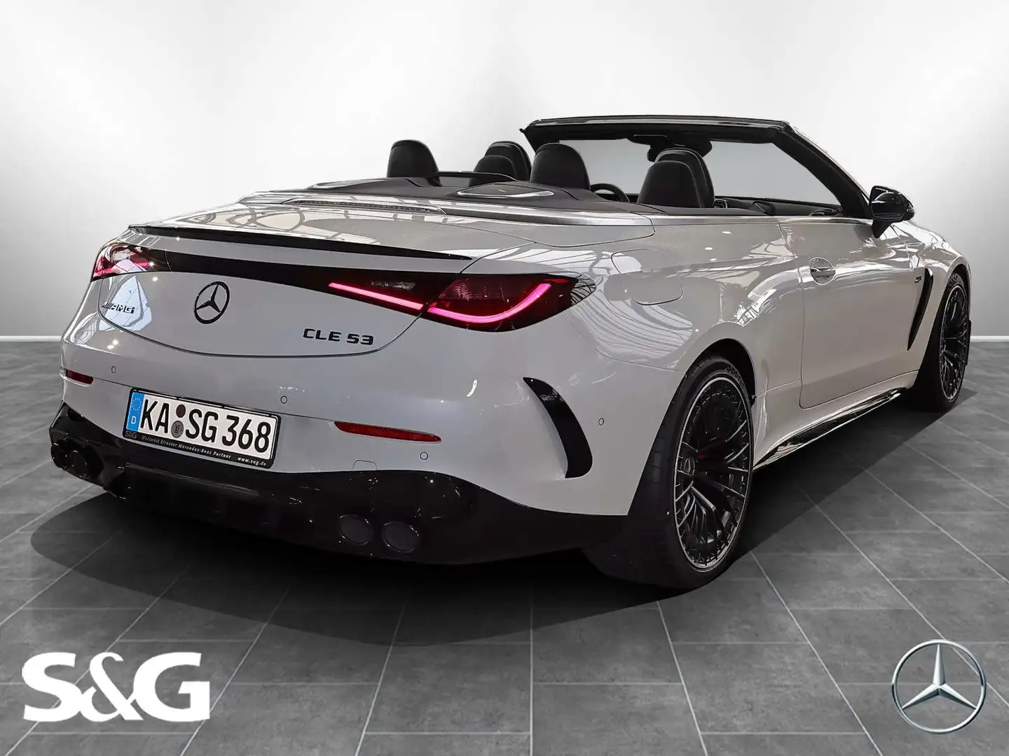 Mercedes-Benz CLE 53 AMG 4M+ Cabrio MBUX+360°+DIG-LED+Standhzg Blanc - 2