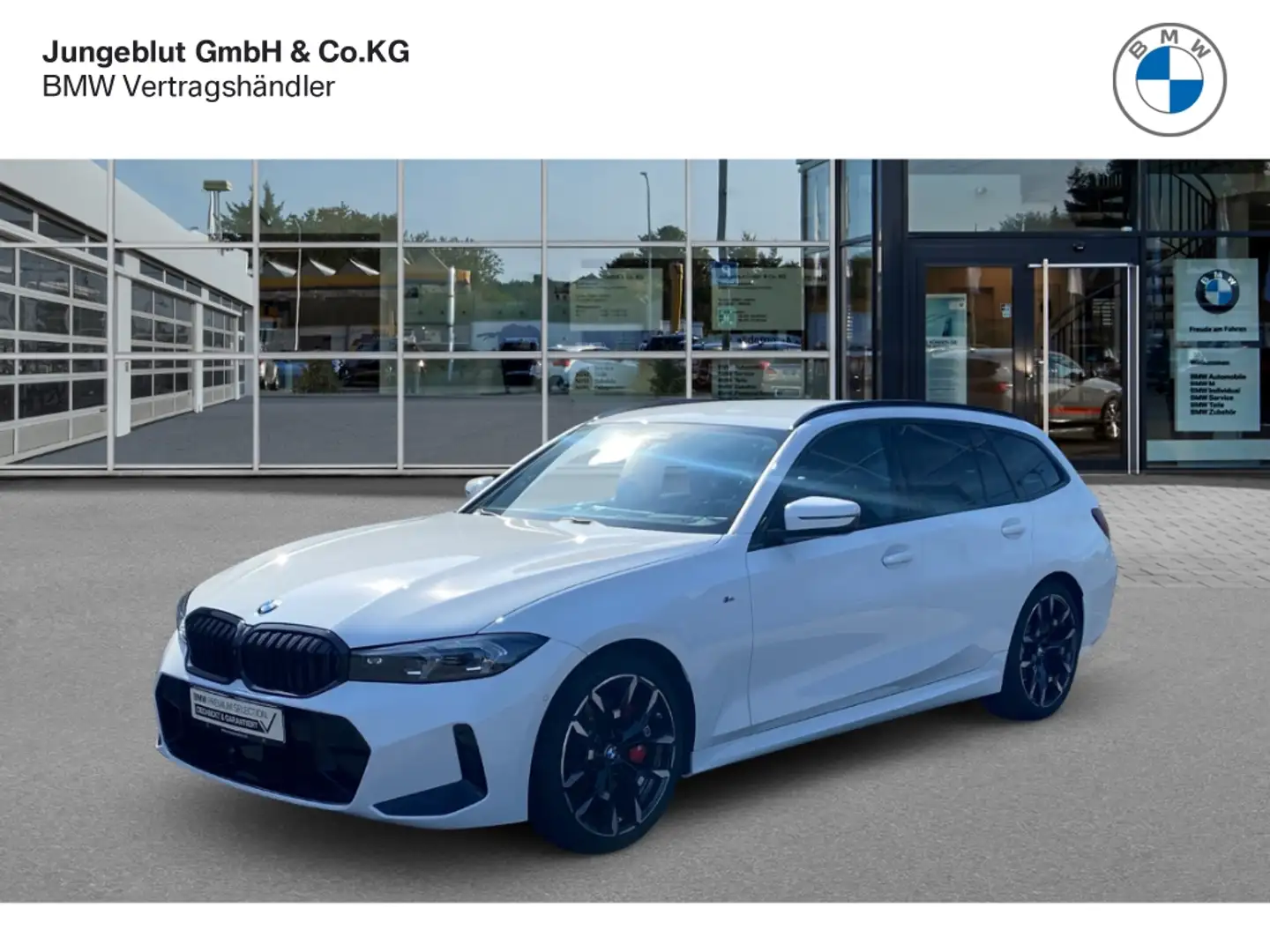 BMW 320 d Touring M Sport Pro LiveCockpitPro/AHK/Park-Assi Weiß - 1