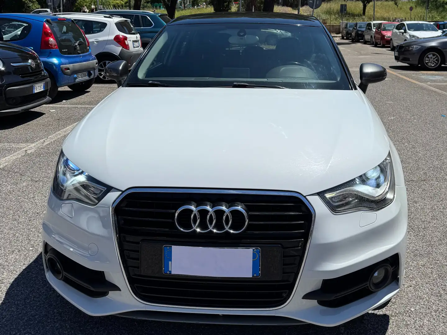 Audi A1 A1-S1 SPB 1.6 TDI S tronic S line OK NEOPATENTATO Bianco - 2