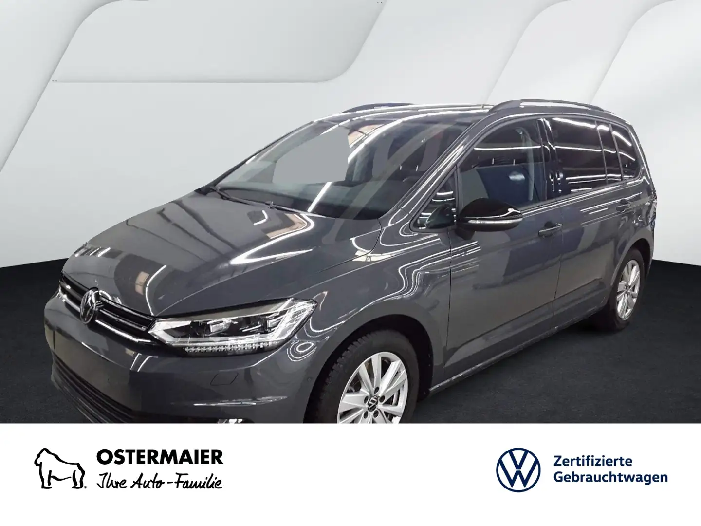 Volkswagen Touran HIGHLINE BLACK STYLE 1.5TSI 150PS DSG ACC.7-S.AHK. Grau - 1
