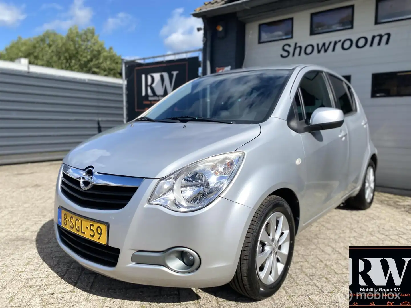 Opel Agila 1.0 Berlin+ met airco en APK tot 06-2026 Gri - 1