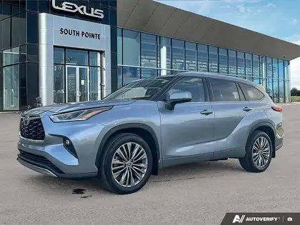 Blue 2020 Toyota Highlander Platinum AWD SUV / Crossover All-Wheel Drive 8-Speed Automatic