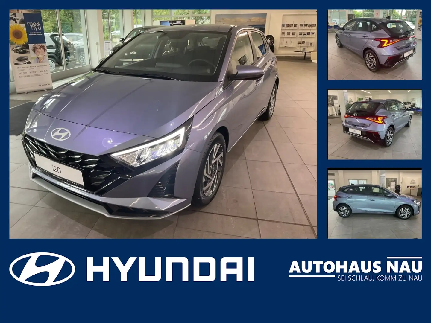 Hyundai i20 1.0 Turbo Trend MY25 LED, Komfort-Paket Bleu - 1