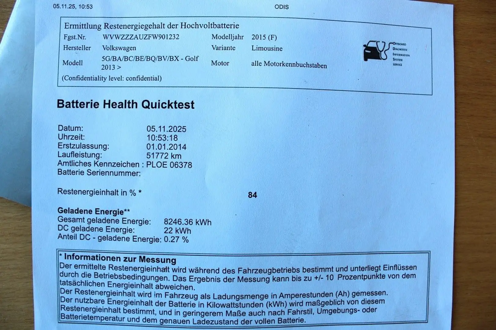 Volkswagen Golf VII Lim.e-Golf*Automatik*BatterieZustand84% Grau - 2