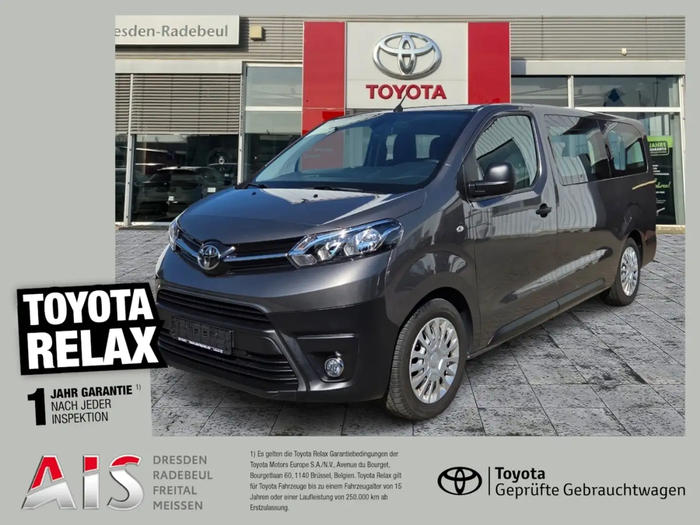 Toyota Proace Kombi 2.0 D-4D L2 Comfort Navi DAB Tempo Gri - 1